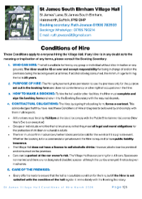 Village Hall Users Document : Parish AGM minutes