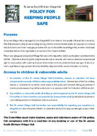 Village Hall Users Document : Booking Form Updated